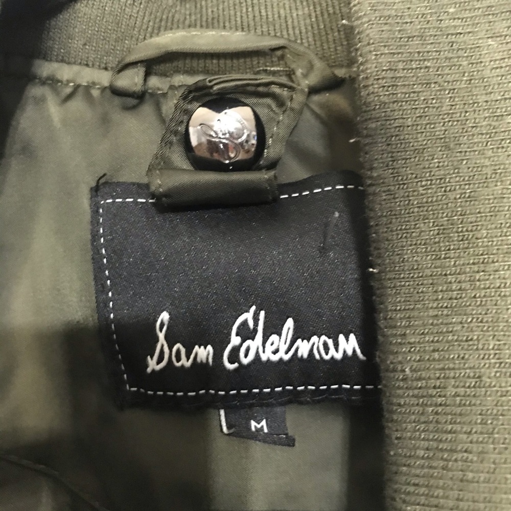 Sam Edelman elongated satin drawstring jacket - Picture 6 of 11